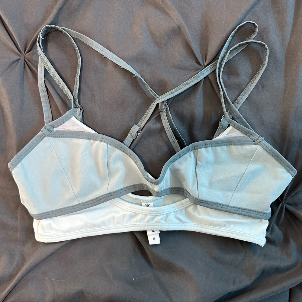 For Love & Lemons Teal Sports Bra
